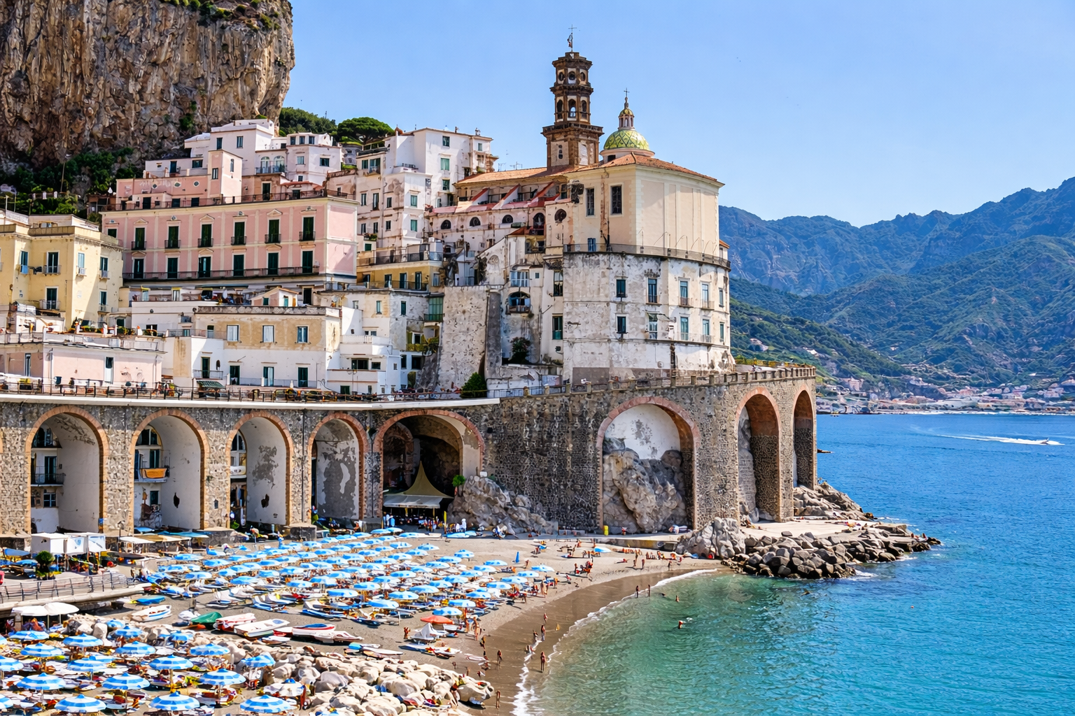 Atrani e la splendida costa amalfitana
